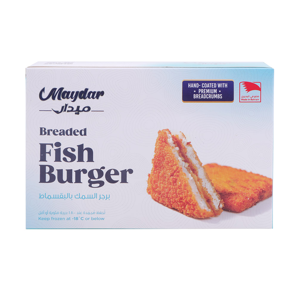 Maydar Breaded Fish Burger 400g