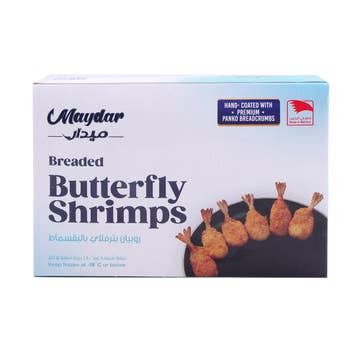 Maydar Breaded Butterfly Shrimps 400g 