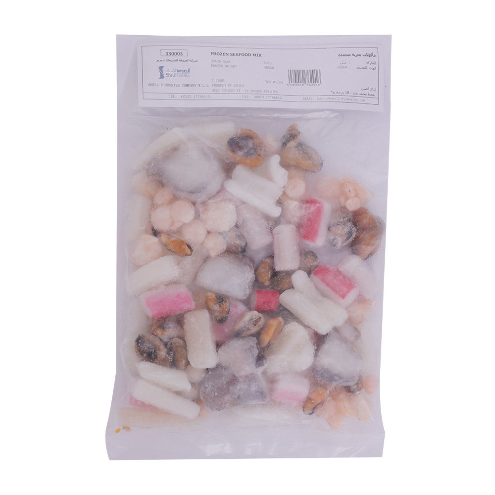 Shell Fisheries Seafood Mix 500g back image