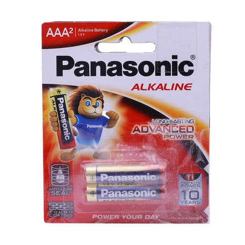 Panasonic Alkaline Battery 1.5v AAA [2 + 2 Free] [Special Offer] 