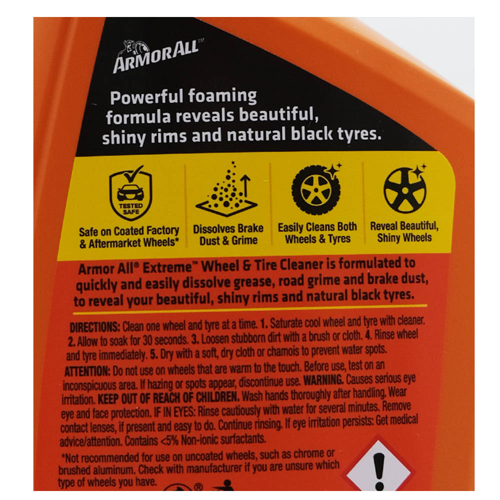 Armor All Extreme Wheel & Tyre Cleaner 500ml back image