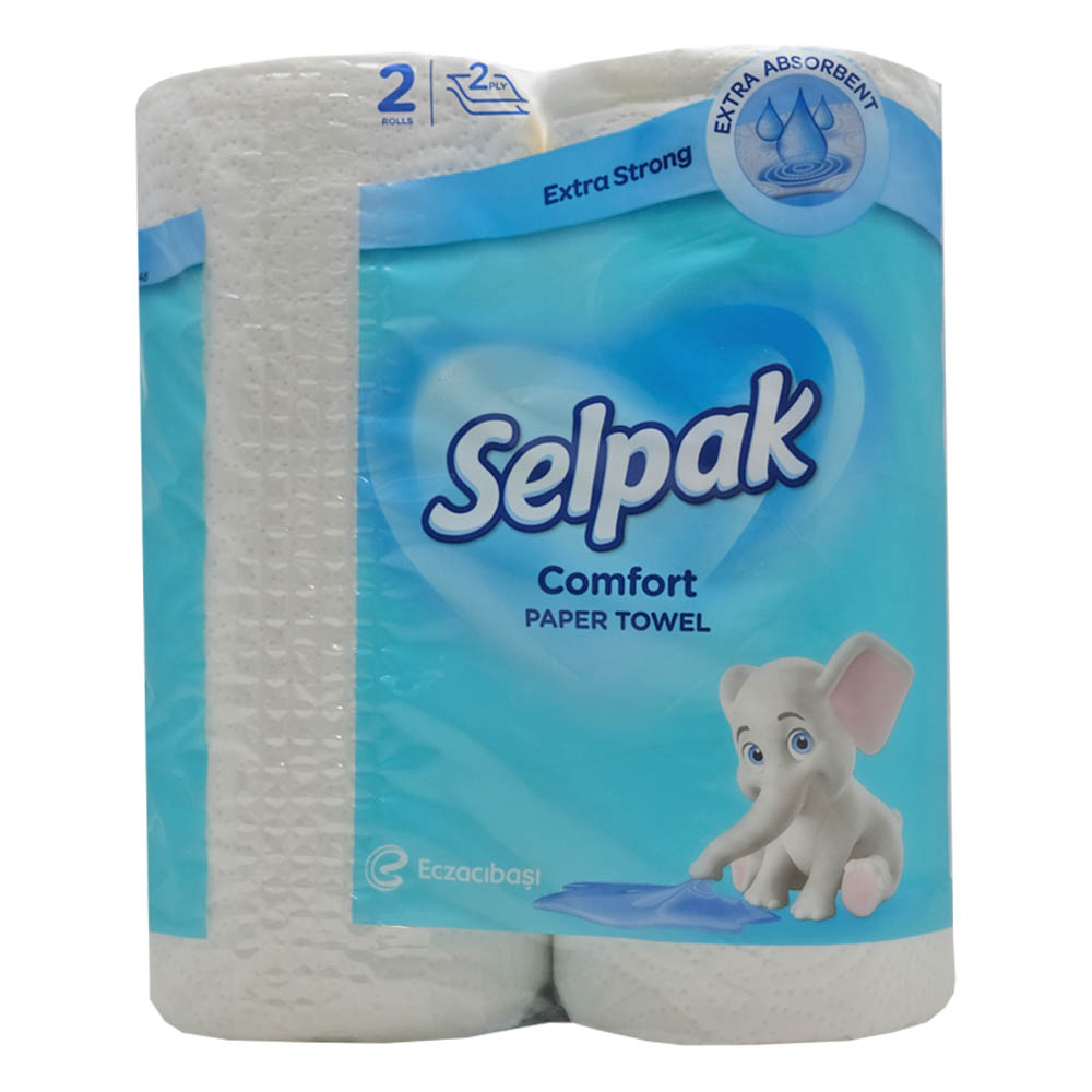 Selpak Extra Strong Comfort Paper Towel [2 Pieces] back image