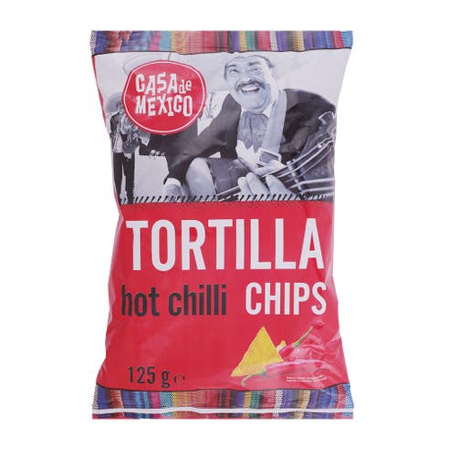 Casa De Mexico Tortilla Chips Chilli 125g 