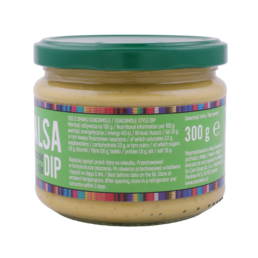 Casa De Mexico Guacamole Dip 300g back image