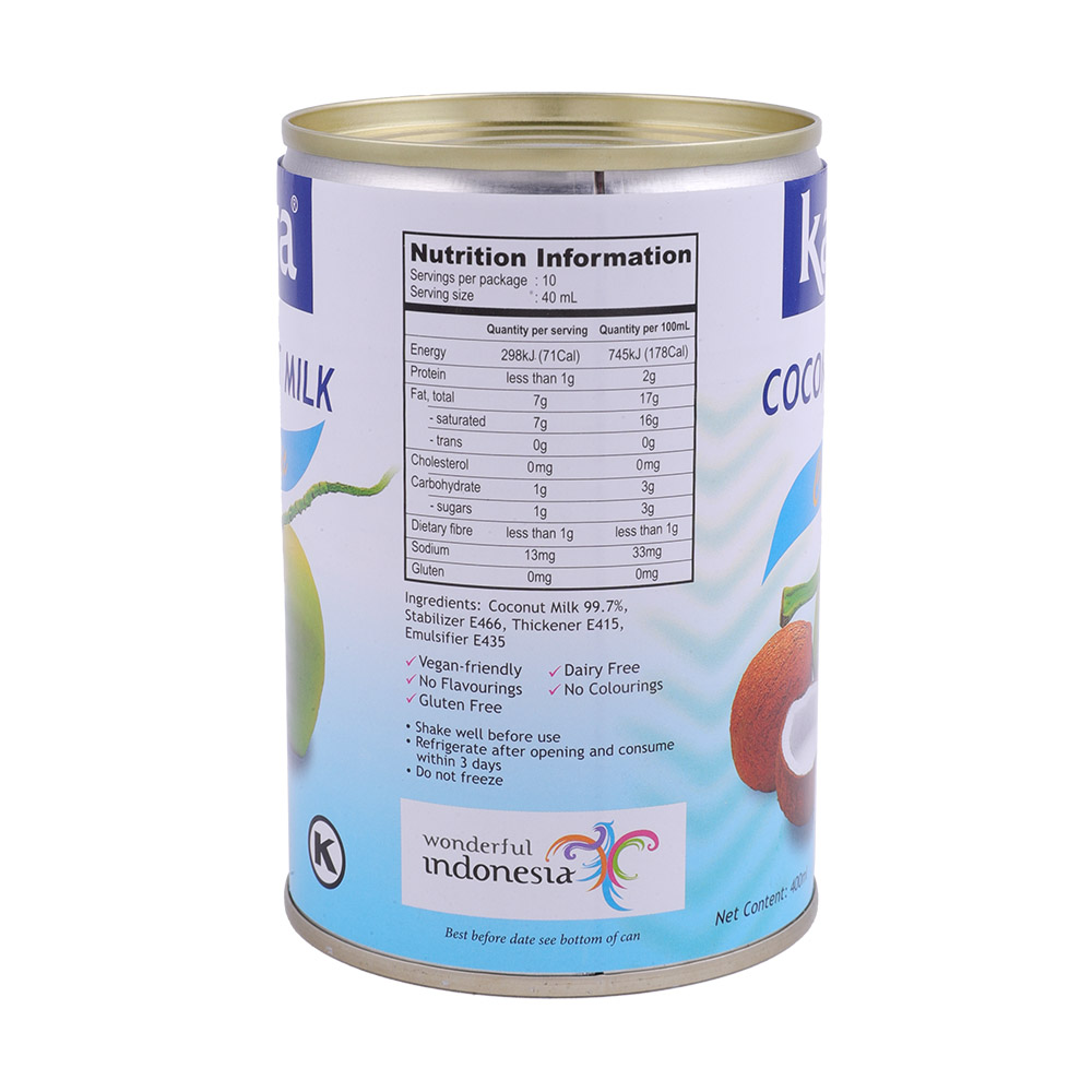 Kara Classic Coconut Milk 400ml back image