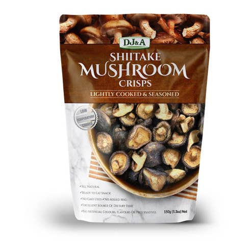 DJ&A Shiitake Mushroom Crisps 150g 