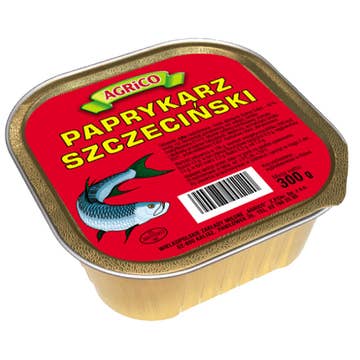 Agrico Paprykarz Tinned Fish Paste 300g [Contains Pork] – Available at Alosra Online Supermarket