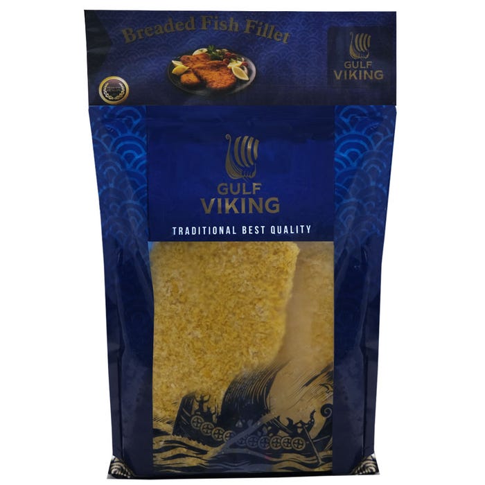 Gulf Viking Frozen Breaded Fish Fillet 500g