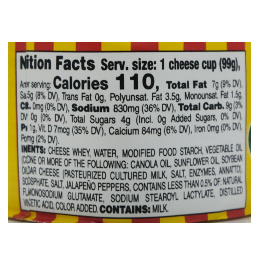 Ricos Nacho Cheese Sauce 99g back image