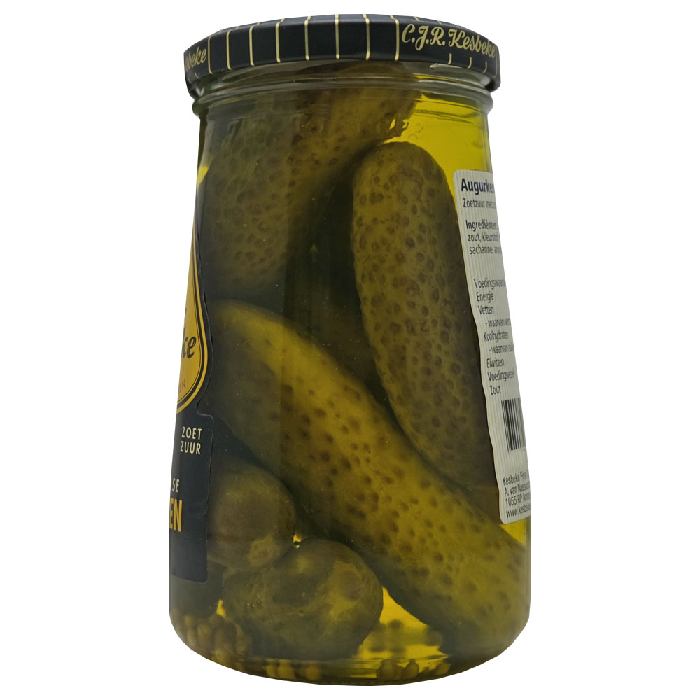 Kesbeke Pickles Jars 370ml back image