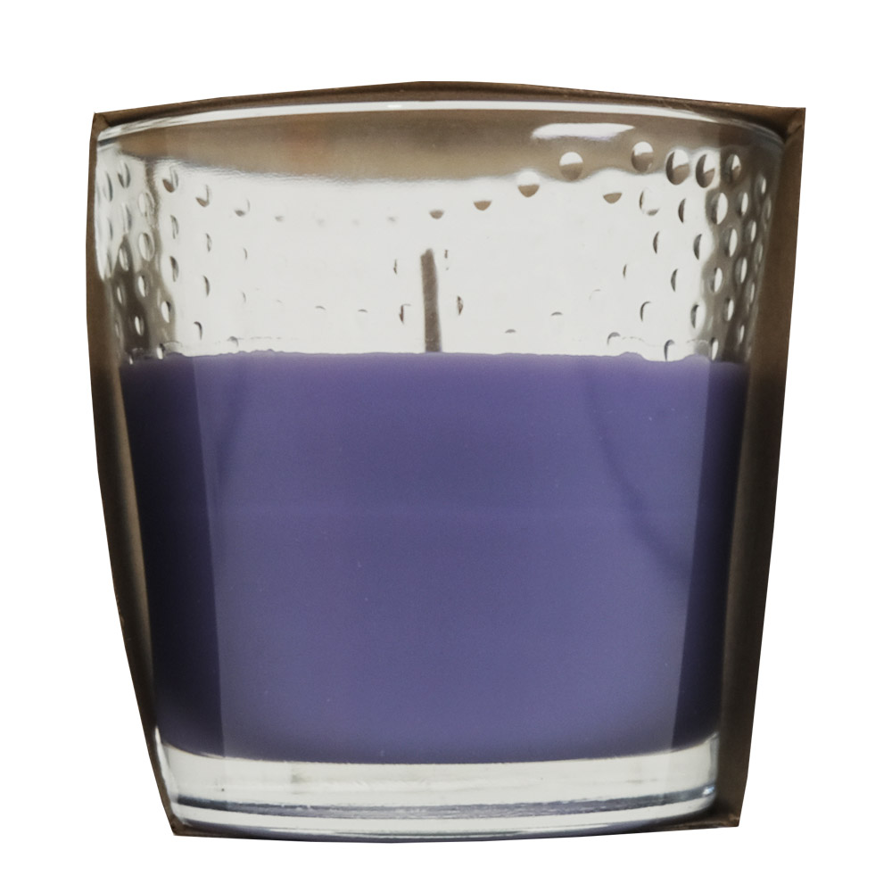 Glade Tranquil Lavender & Aloe Candle 96g right side image