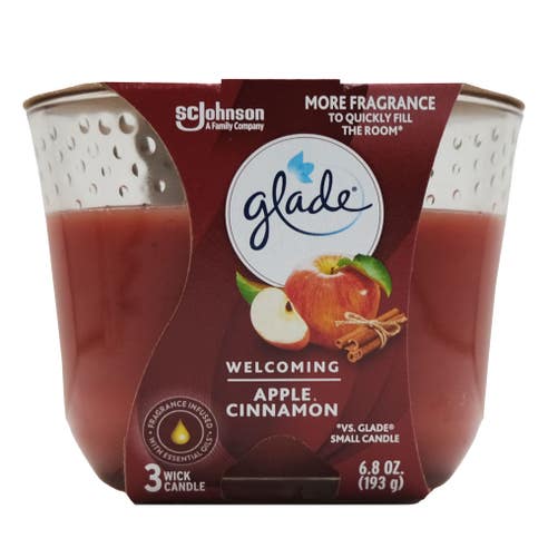 Glade Welcoming Apple Cinnamon Candle 193g 