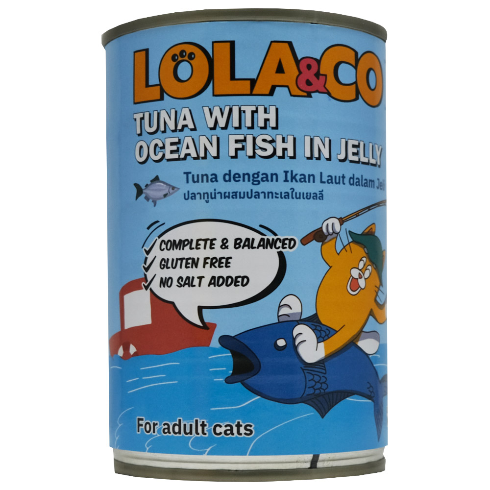 Lola & Co Tuna With Ocean Fish In Jelly Can For Cats 400g
