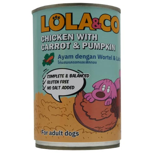 Lola & Co Chicken With Carrot & Pumpkin For Dogs 400g 