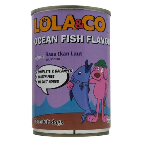 Lola & Co Ocean Fish Flavour For Dogs Can 400g 
