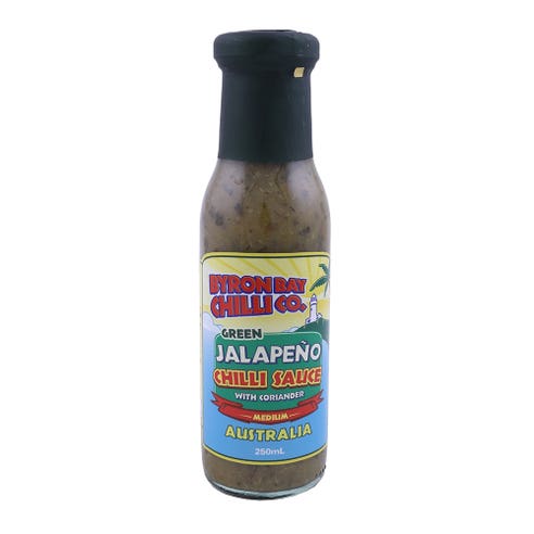 Byron Bay Chilli Co. Green Jalapeno Chilli Sauce 250ml 