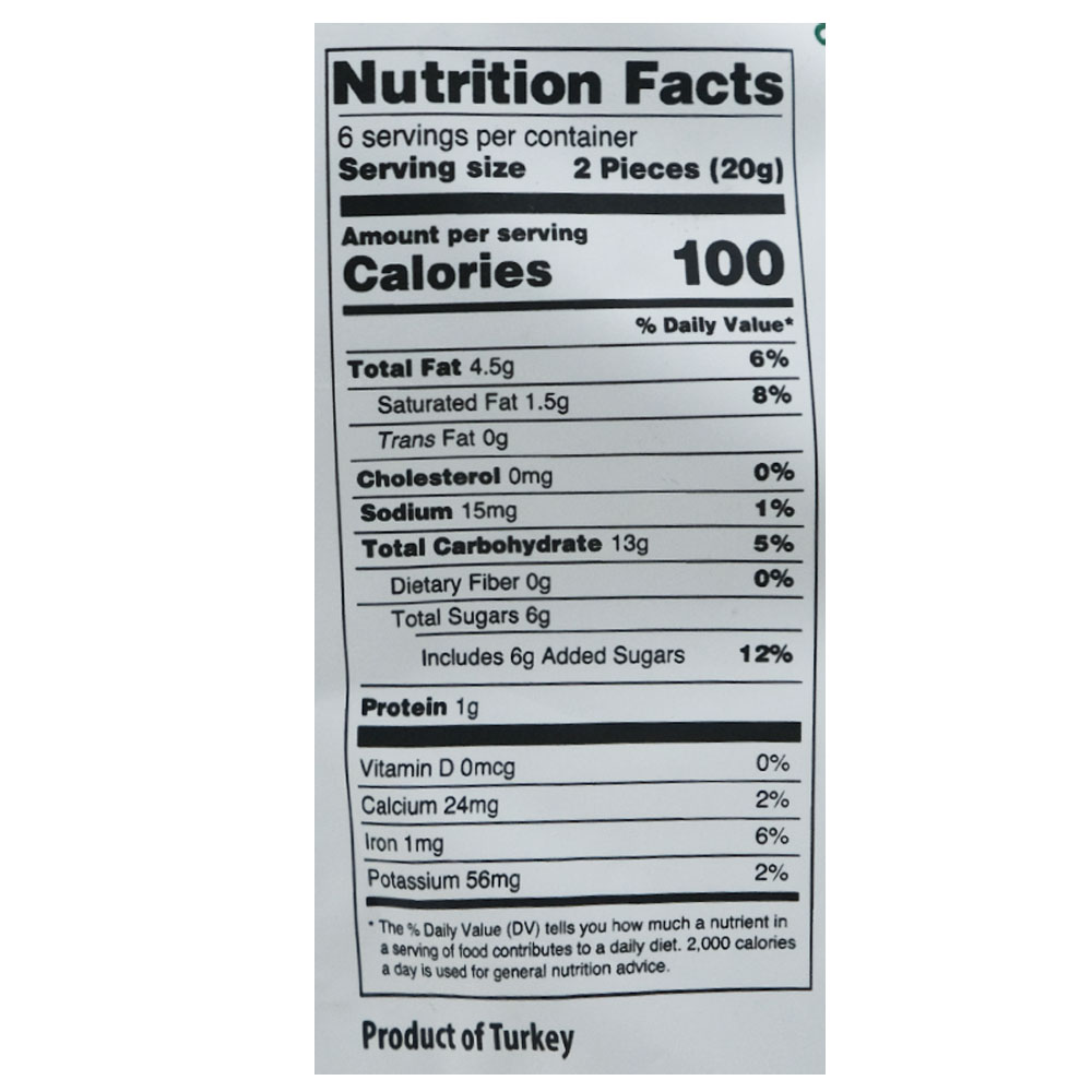 Just The Fun Part Hazelnut Cream & Chocolate Bite Sized Waffle Cones 120g back image