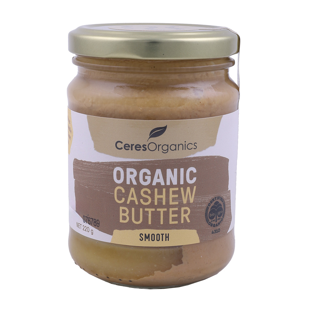 Ceres Organics Smooth Cashew Butter 220g