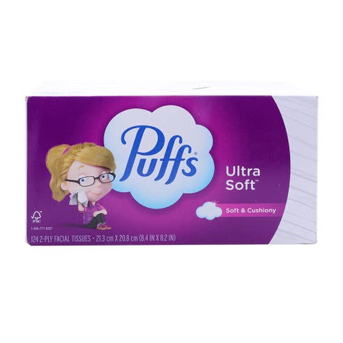 Puffs Ultra Soft Facial Tissue 124's 
