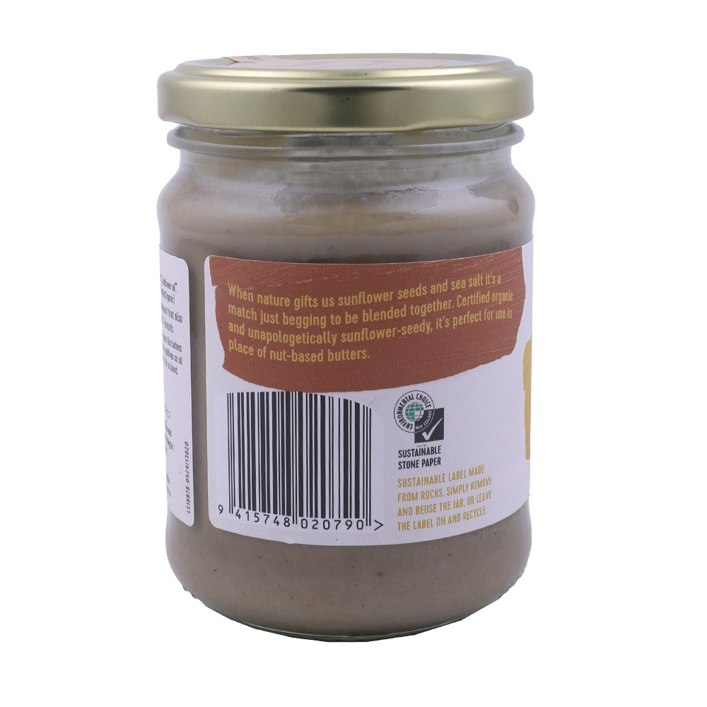 Ceres Organics Smooth Sunflower Seed Butter 220g back image