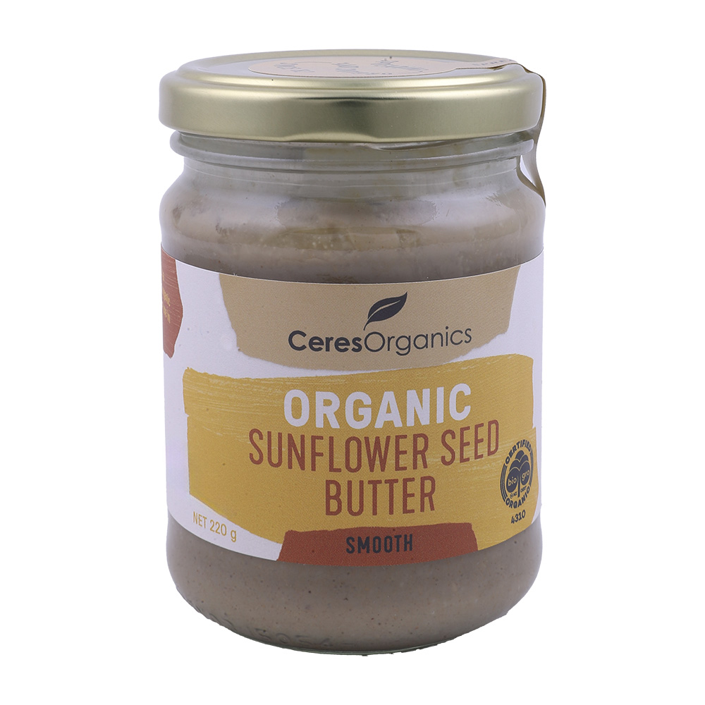 Ceres Organics Smooth Sunflower Seed Butter 220g