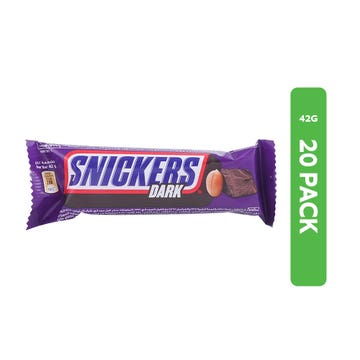 Snickers Dark Chocolate Bar 20x42g