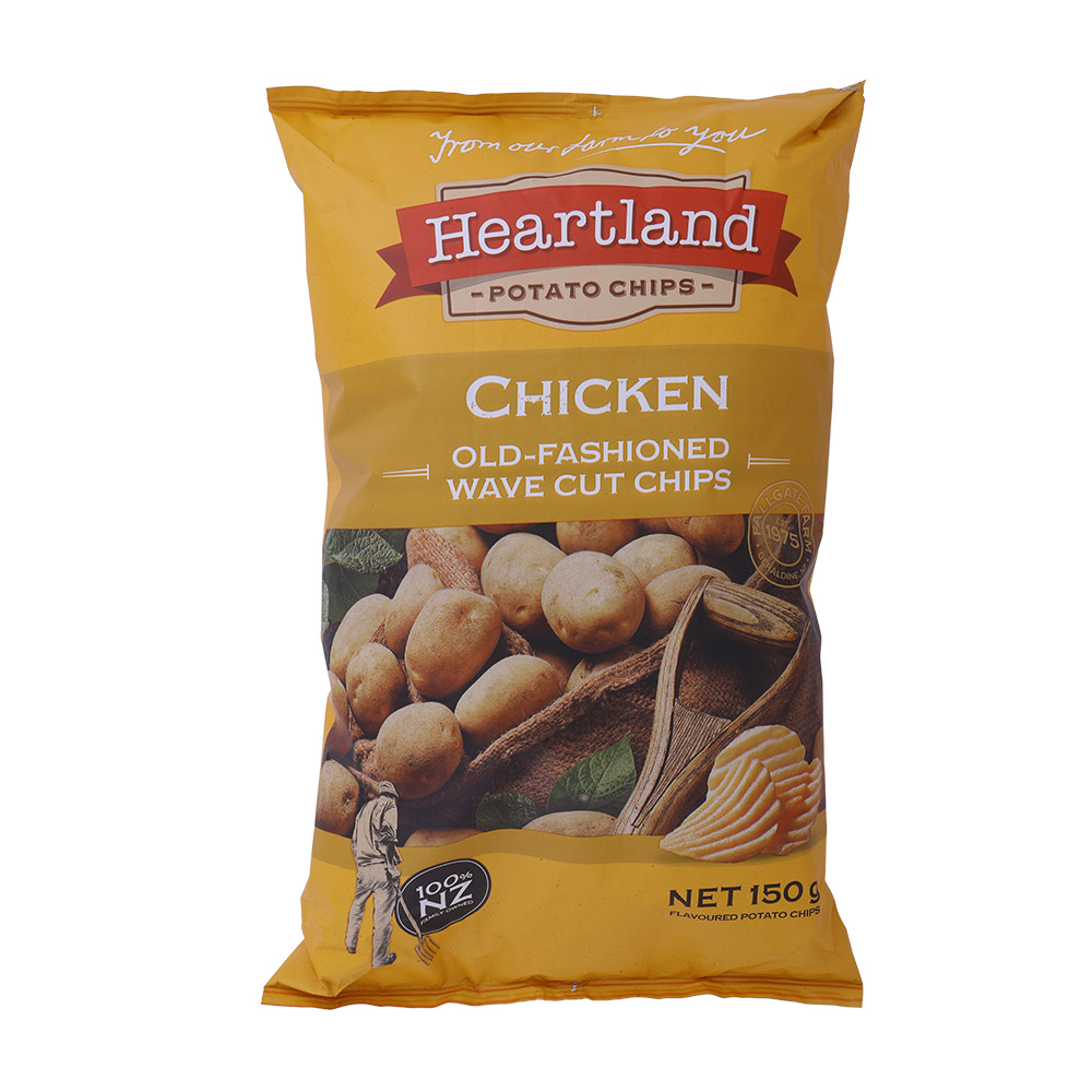 Heartland Chicken Wave Cut Potato Chips 150g