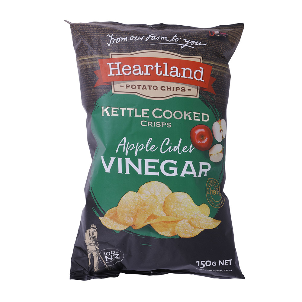 Heartland Apple Cider Vinegar Potato Chips 150g