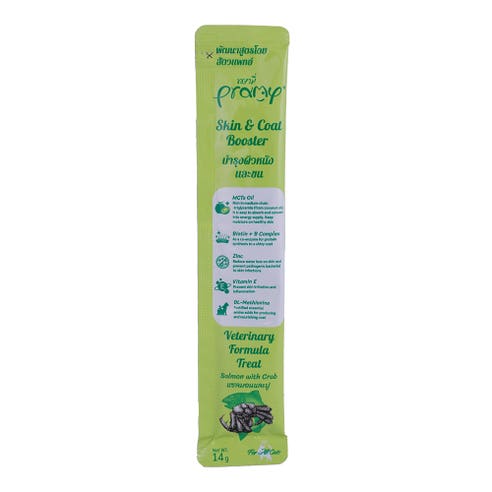 Pramy Treat Salmon With Crab For Skin And Coat Booster 14g 