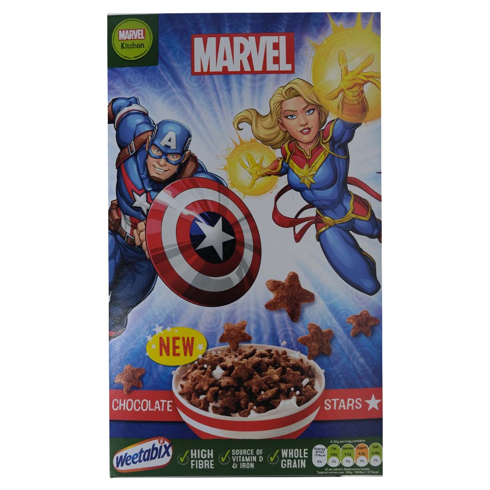 Weetabix Chocolate Stars X Marvel 500g