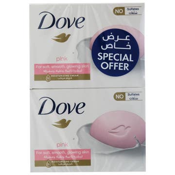 Dove Pink Moisturizing Cream Bar Soap 4x160g [Special Offer] 