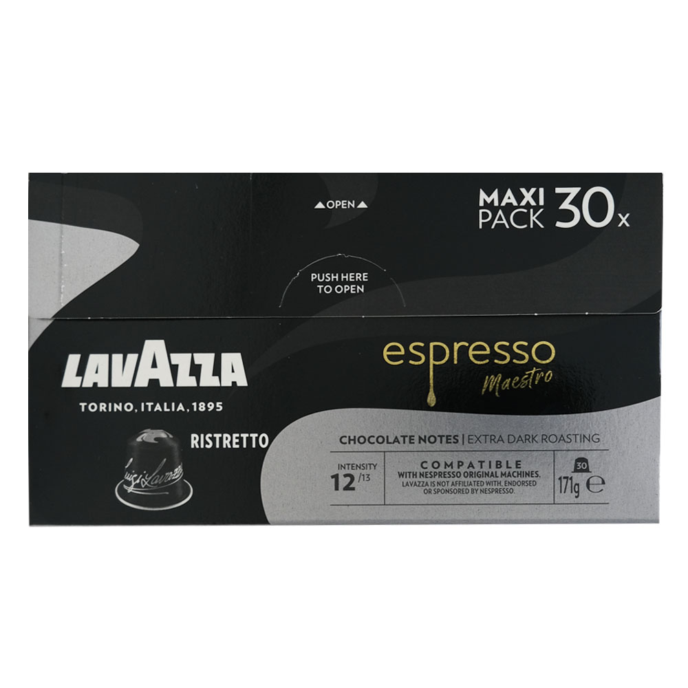 Lavazza Nespresso Capsule Espresso Ristretto 171g back image