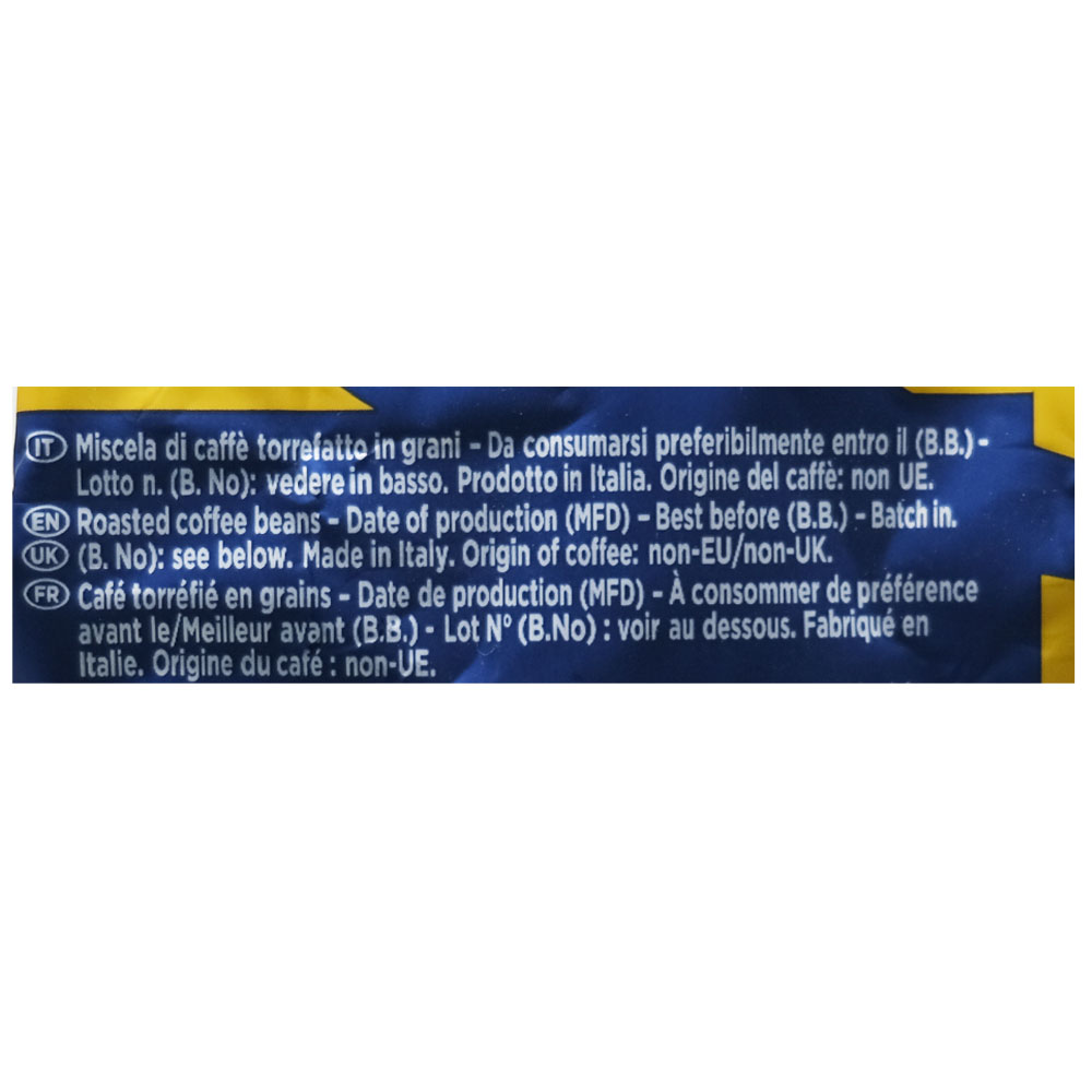 Lavazza Gold Selection Coffee Beans 1Kg right side image