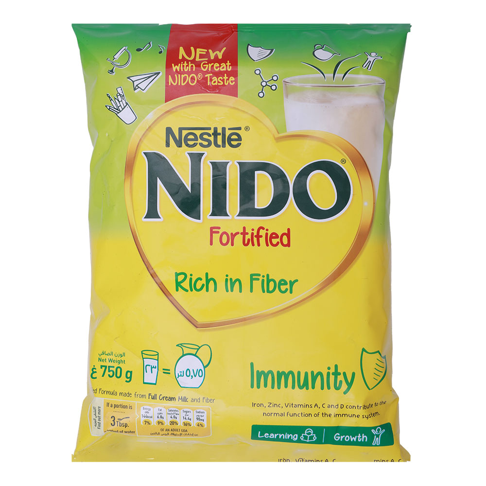 Nestle Nido Fortified Milk Powder Pouch 750g