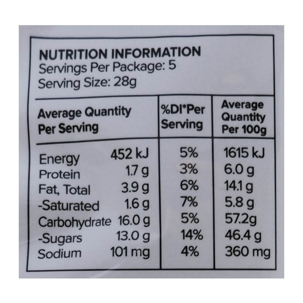 Scorched Peanut Bites 140g right side image