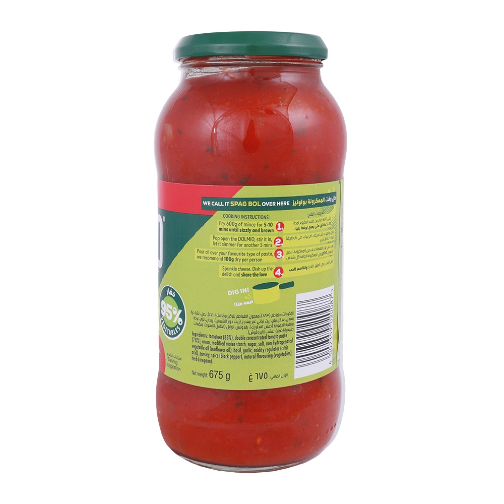 Dolmio Original Bolognese Sauce 675g back image