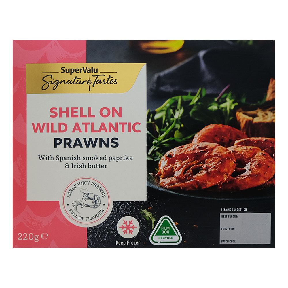 SuperValu Signature Taste Wild Atlantic Prawns 220g
