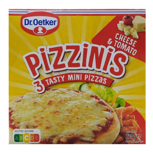 Dr Oetker Cheese & Tomato Pizzinis 220g 