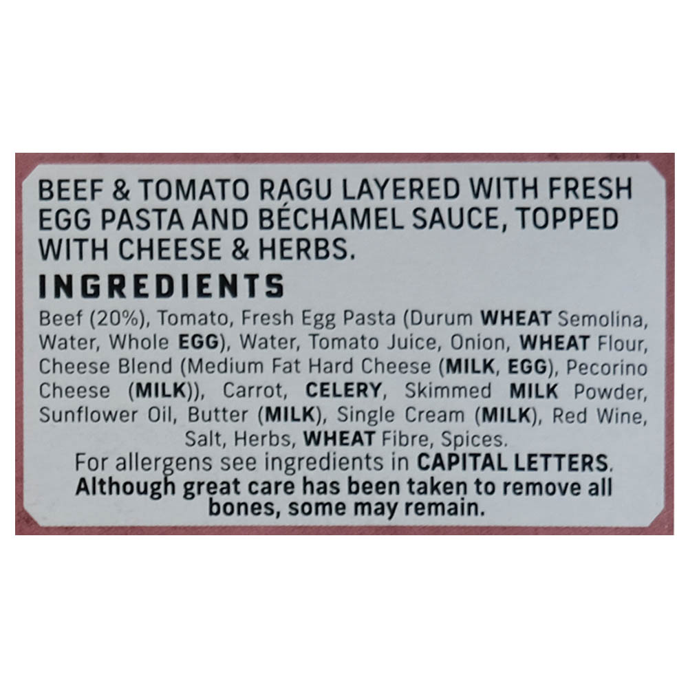Goodfellas Beef Lasagne 400g - Bahrain Alosraonline store