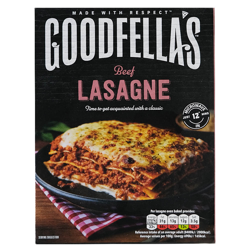 Goodfellas Beef Lasagne 400g