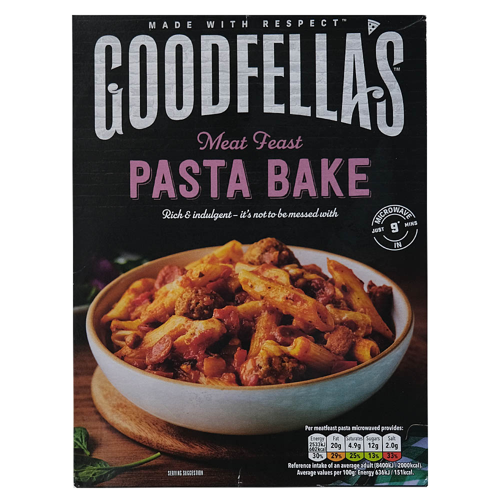 Goodfellas Meat Feast Pasta Bake 400g