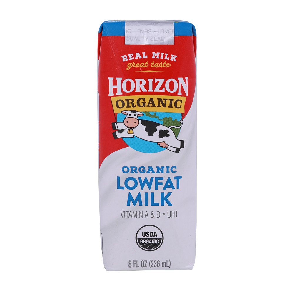 Horizon Organic Plain Milk 236ml