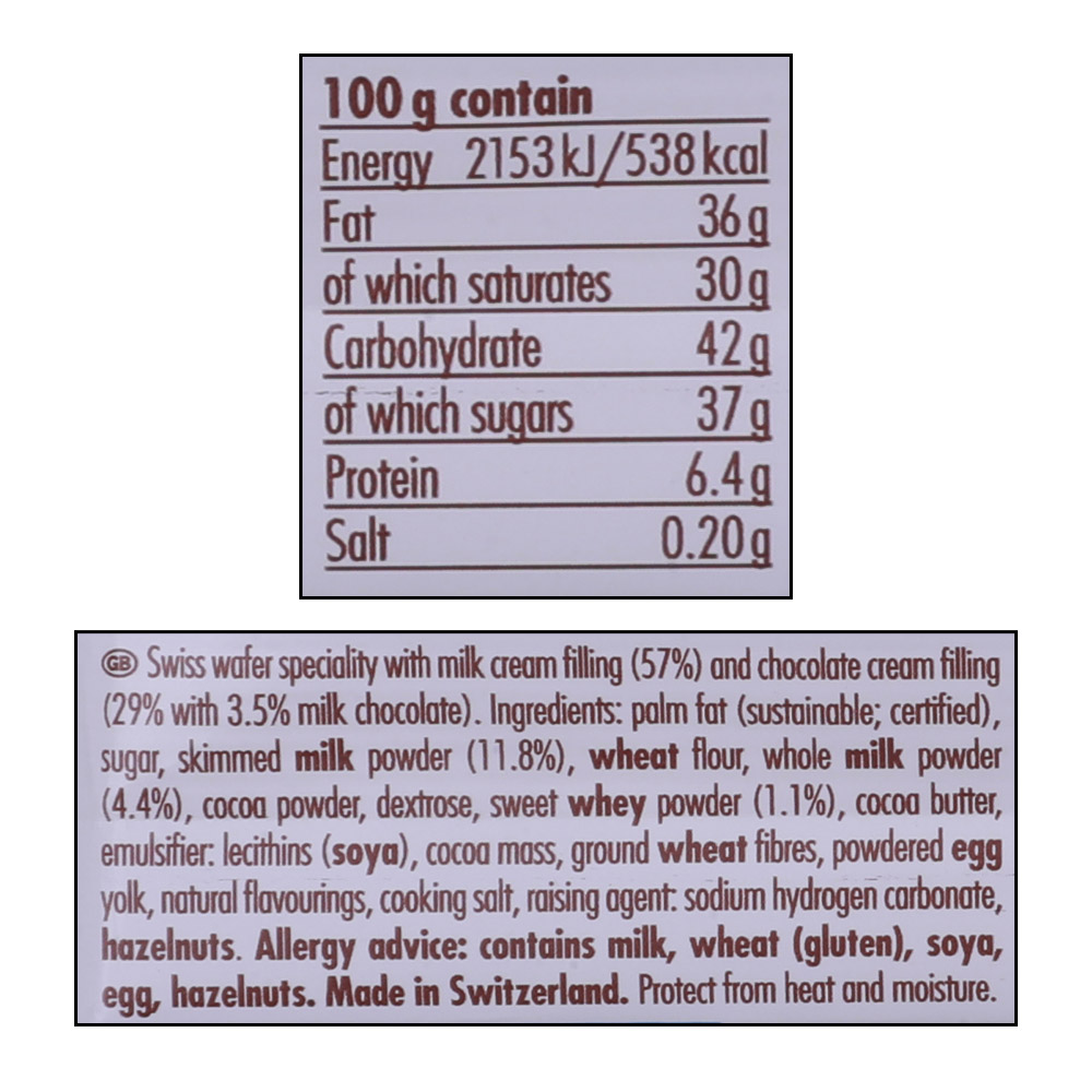 Kagi Crisp'N Cream Milk Chocolate 16g right side image