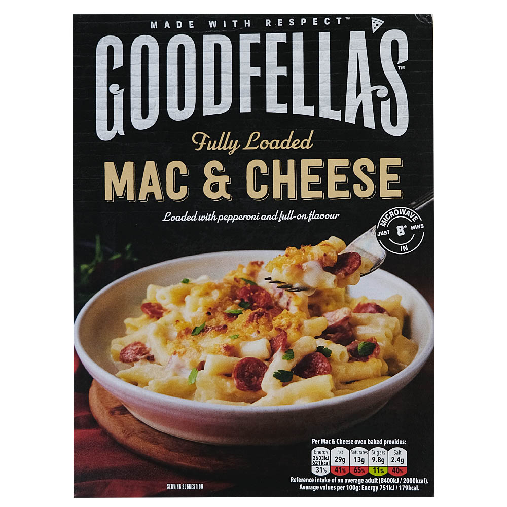 Goodfellas Fully Loaded Mac & Cheese Pepperoni 350g