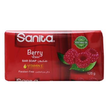 Sanita Berry Bar Soap 125g 