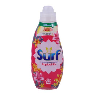 Surf Tropical Lilly Liquid Detergent 648ml