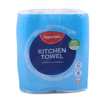 Supervalu Ultra Kitchen Towel 2ply 4roll 