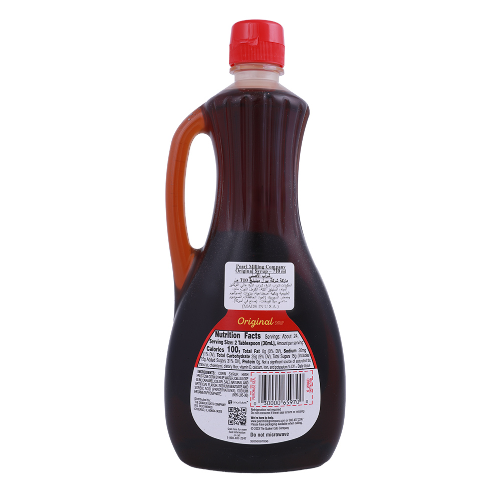 Pearl Milling Pancake Syrup Original 710ml - Bahrain Alosraonline store