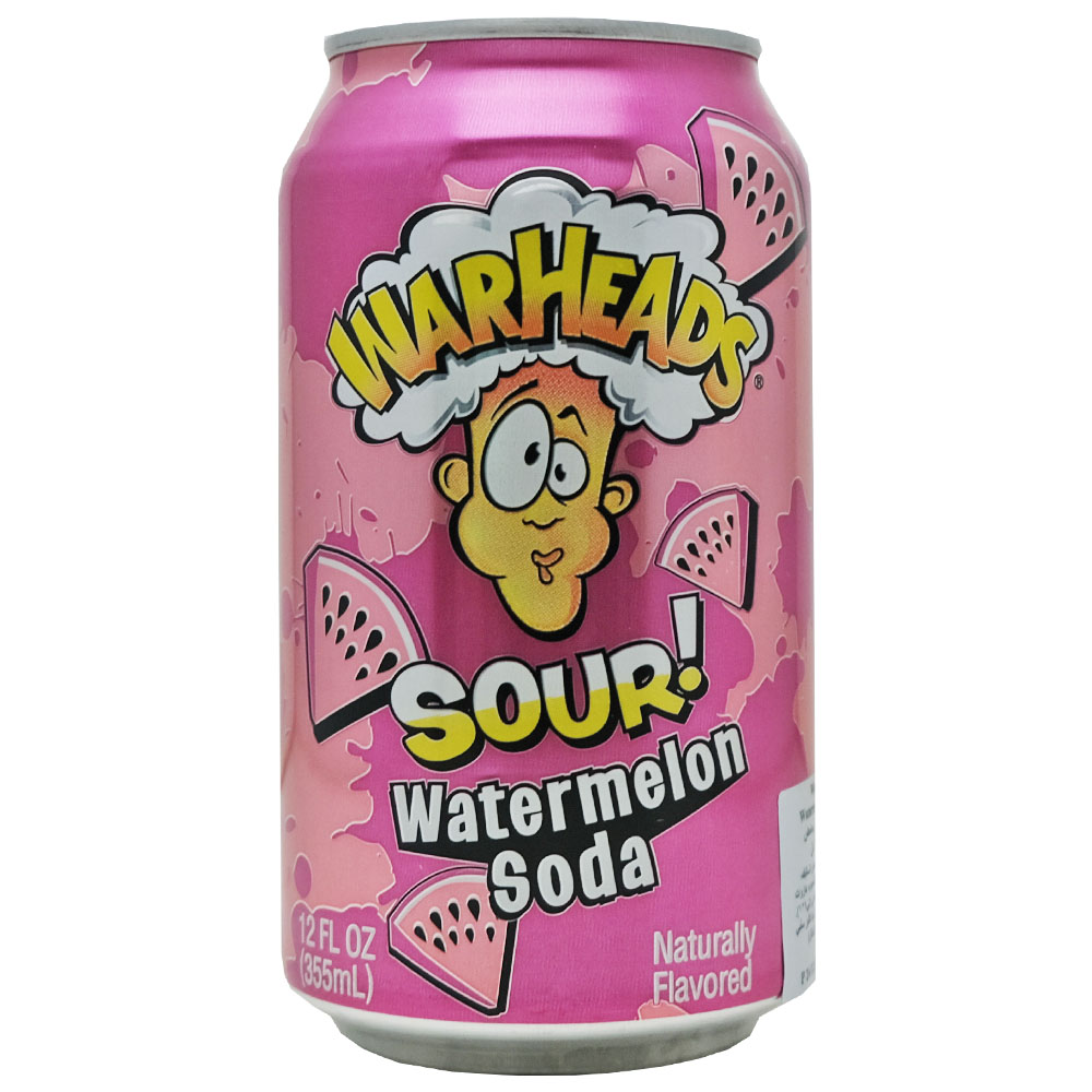 Warheads Sour Watermelon Soda 355ml