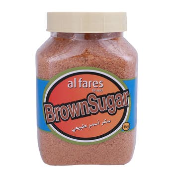 Al Fares Brown Sugar Jar 1Kg 